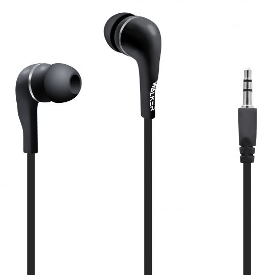 Earphones WALKER H110 black (tech.pack)