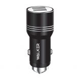 Car Charger (Adapter) WALKER WCR-21 2USB 1.0A / 2.4A black - Buy for 2.60 € in Germany