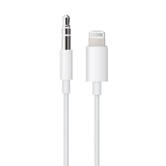 Aux-Kabel MH025 Lightning - AUX 3.5mm (iOS 13) weiß