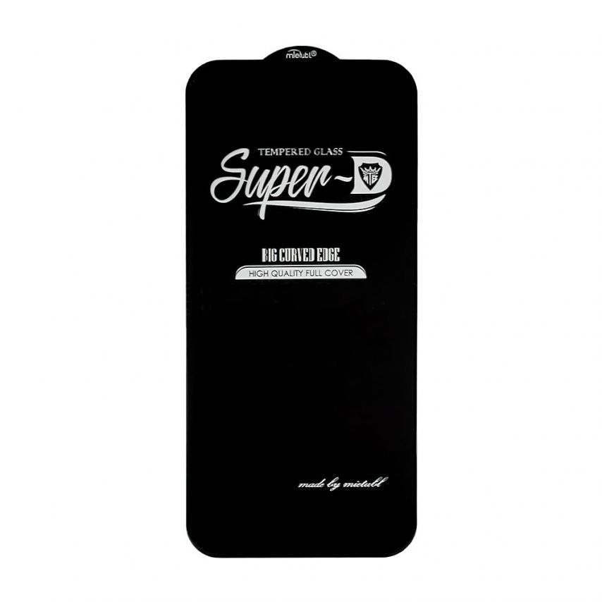 Protective glass WALKER SuperD for Apple iPhone 12, 12 Pro black