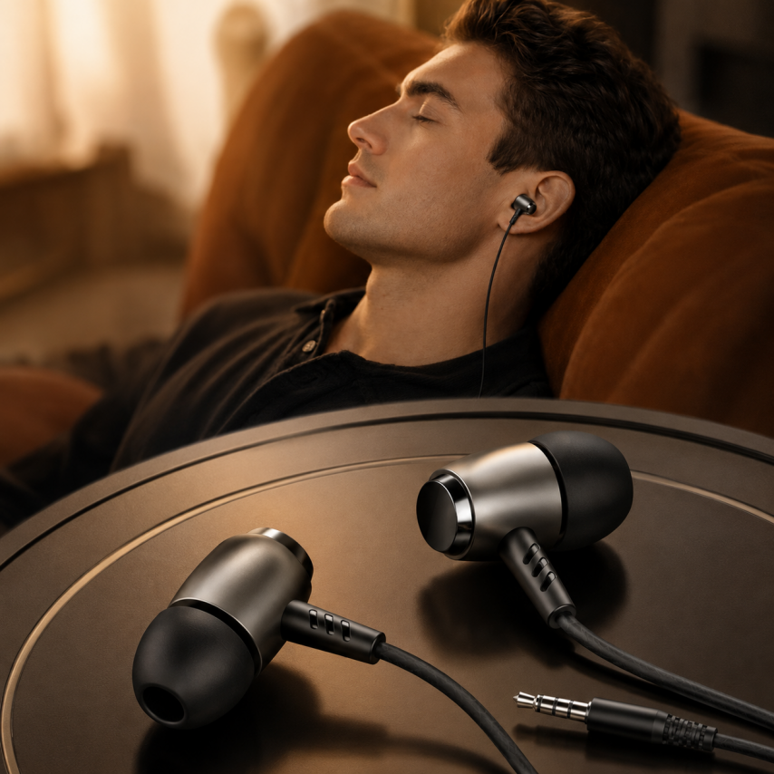 Earphones WALKER H705 with 3.5mm gold