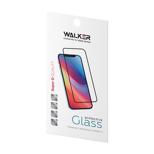 Protective glass WALKER SuperD for Apple iPhone 11, Xr black