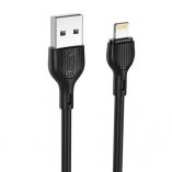 USB cable XO NB200 Lightning Quick Charge 2.1A black - Buy for 1.30 € in Germany