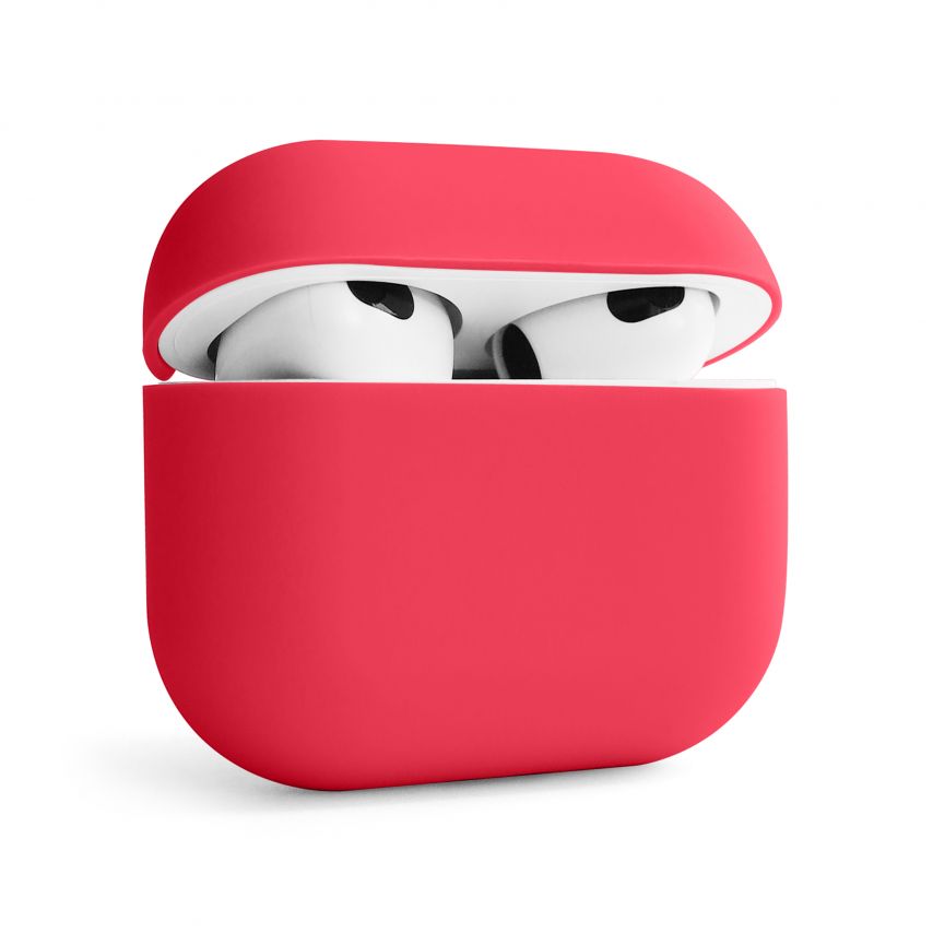Case for AirPods 3 Slim crimson (09)