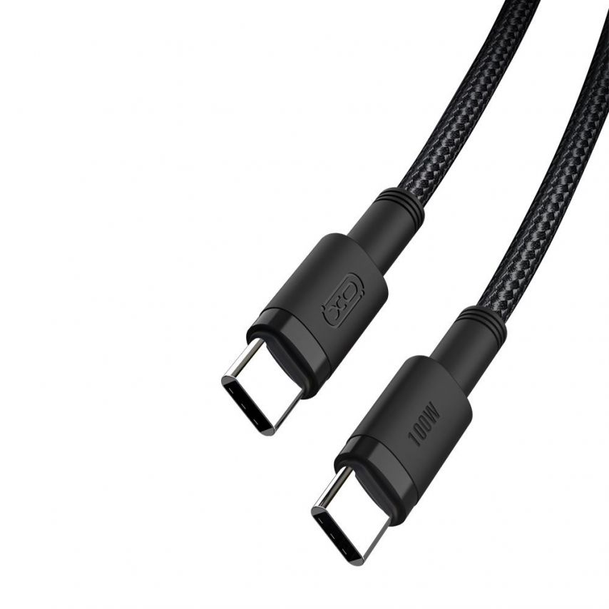 Kabel XO NB-Q199 Type-C - Type-C PD 100W schwarz