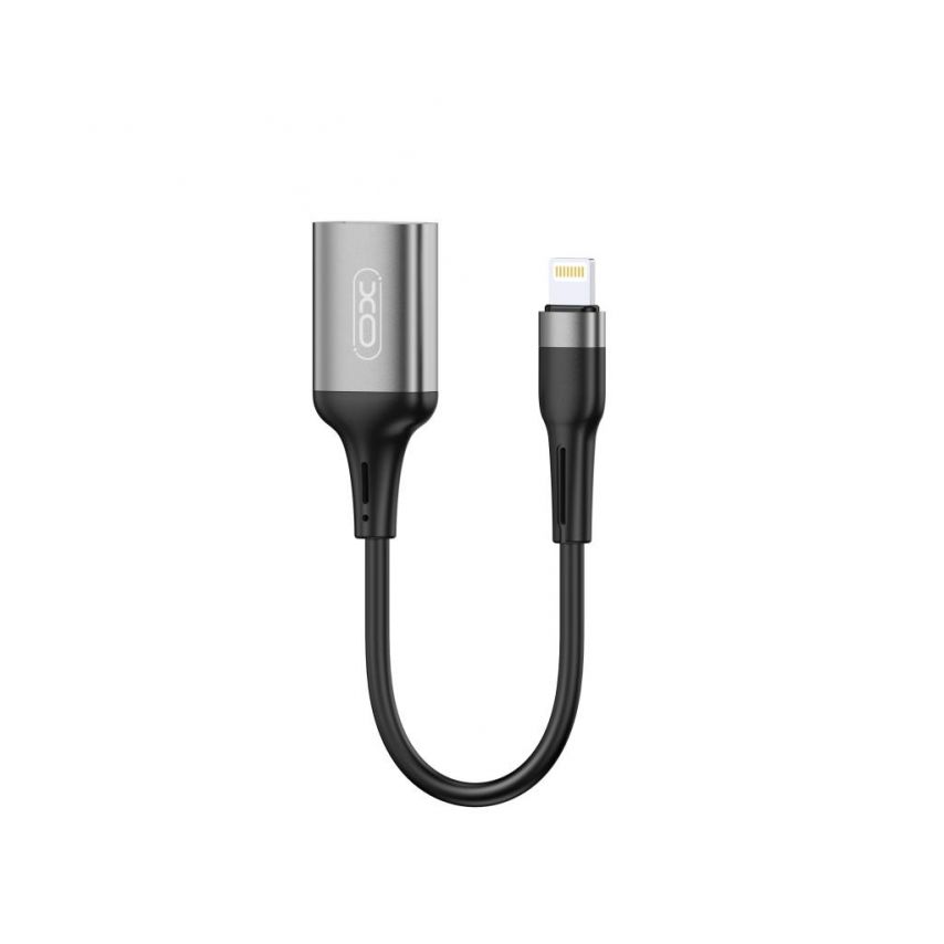 Adapter OTG XO NB201 Lightning - USB2.0 grau