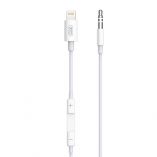 Audio cable XO NB-R192A Lightning to AUX 3.5mm white - Buy for 7.80 € in Germany