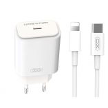 Network Charger (Adapter) 2in1 XO L90B PD_20W + Type-C to Lightning white - Buy for 7.80 € in Germany