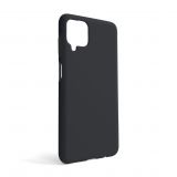 Hülle Full Silicone für Samsung Galaxy A12/A125 (2020), А12/А127 (2021) black (18) (ohne Logo)