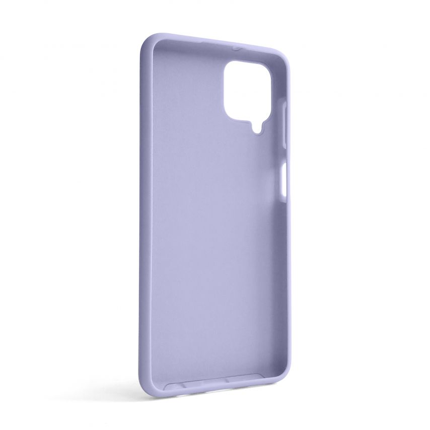 Étui en Silicone pour Samsung A12/А125/А127 (26) violet élégant ( sans logo)
