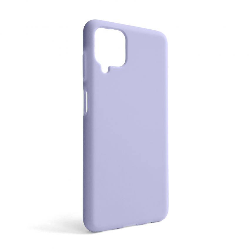 Étui en Silicone pour Samsung A12/А125/А127 (26) violet élégant ( sans logo)