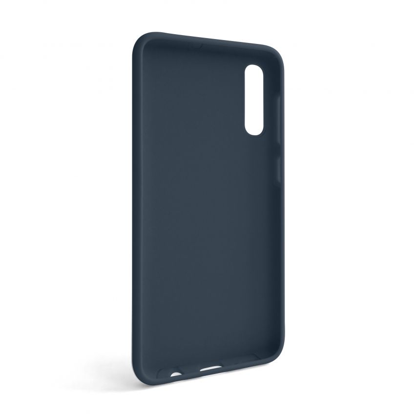 Hülle Full Silicone für Samsung Galaxy A50/A505 (2019) dark blue (08) (ohne Logo)