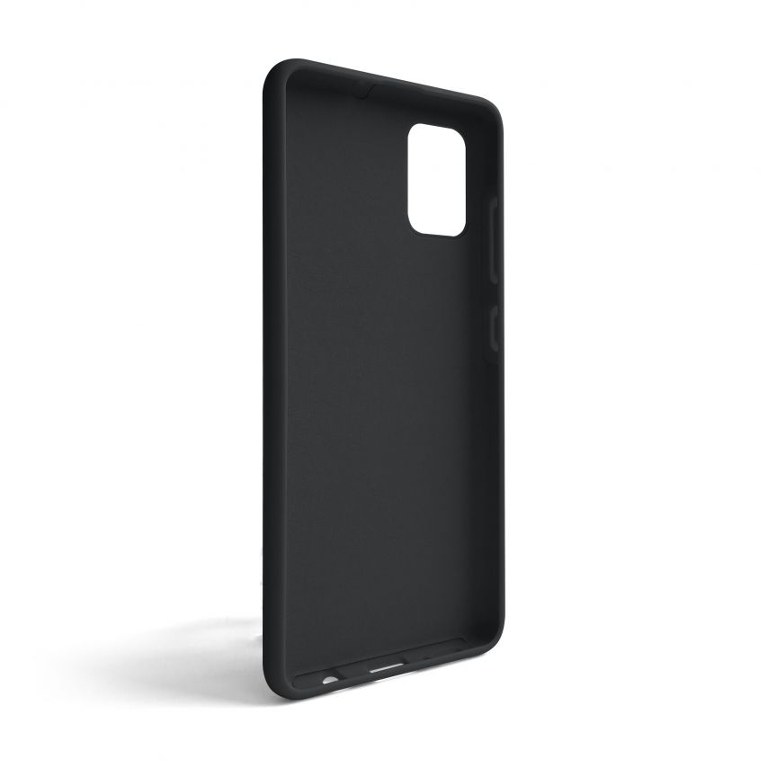 Case Full Silicone for Samsung Galaxy A51/A515 (2019) black (18) (without logo)