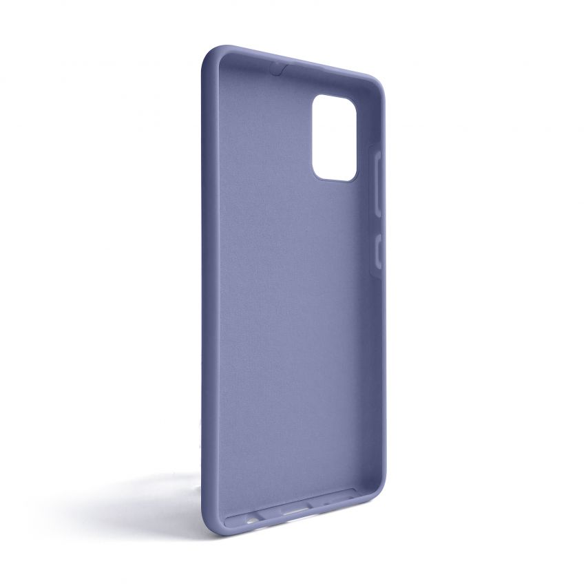 Étui en Silicone pour Samsung A51 (26) violet élégant ( sans logo)