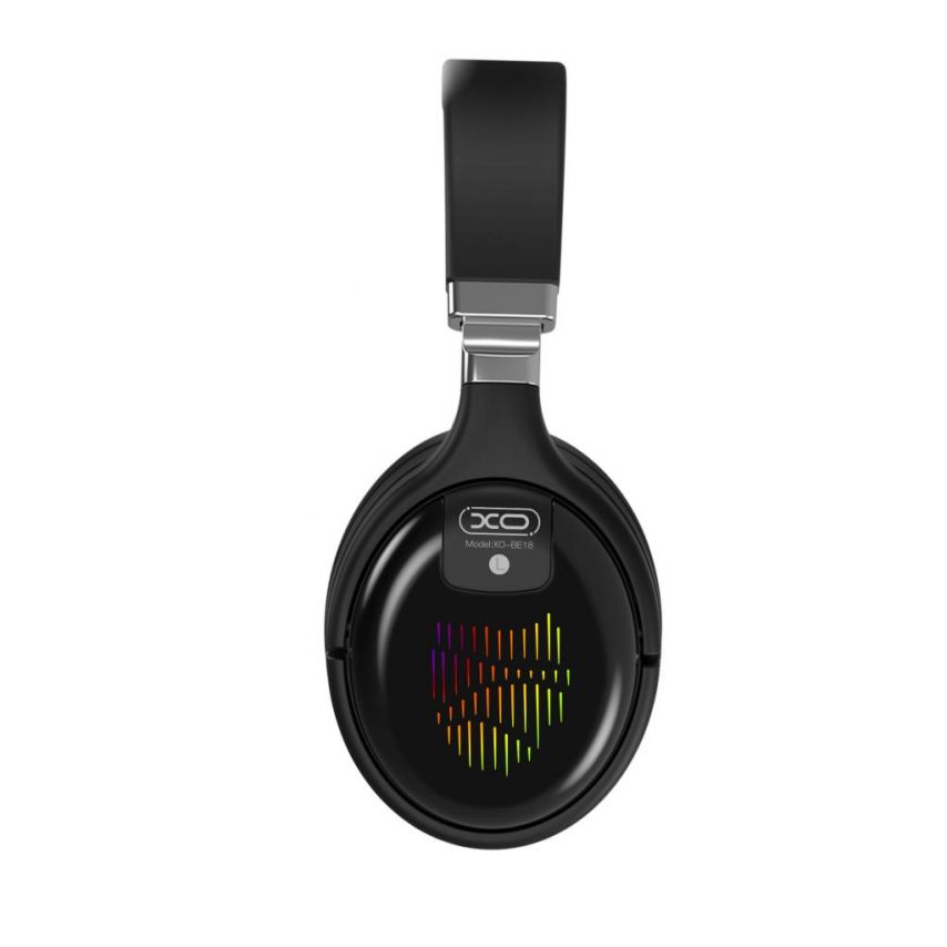 Kopfhörer Bluetooth XO BE18 RGB schwarz