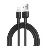 USB-Kabel XO NB208 Lightning 2.4A schwarz