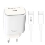 Network Charger (Adapter) 2in1 XO L90B PD_20W + Type-C to Type-C white - Buy for 7.80 € in Germany