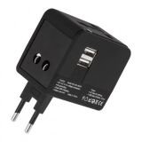 Reiseadapter XO WL01 UK, EU, US schwarz