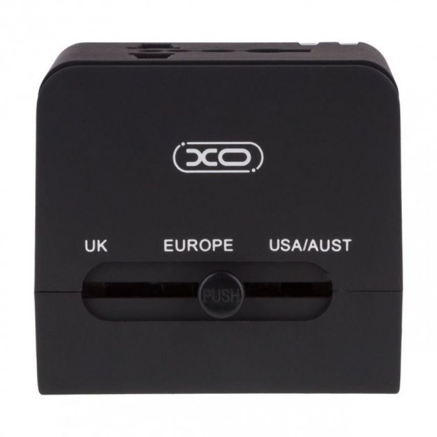 Reiseadapter XO WL01 UK, EU, US schwarz