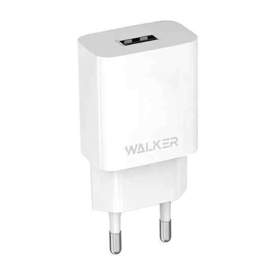 Network Charger (Adapter) WALKER WH-26 1USB / 2.1A white