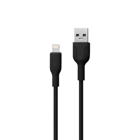 USB-Kabel WALKER C350 Lightning schwarz