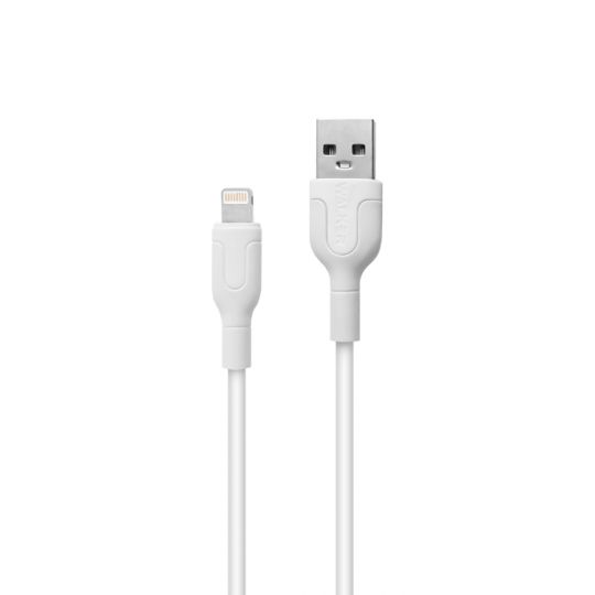 USB cable WALKER C350 Lightning white