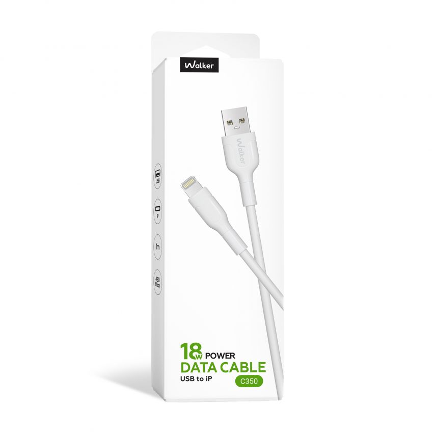 USB-Kabel WALKER C350 Lightning weiß