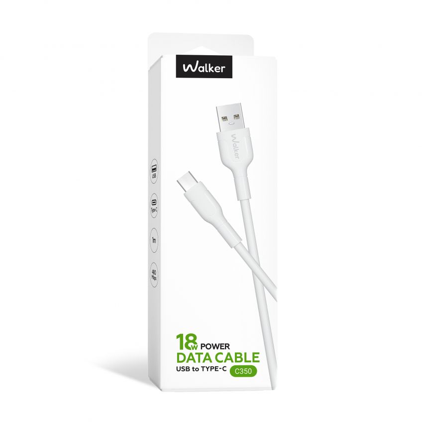 USB-Kabel WALKER C350 Type-C weiß