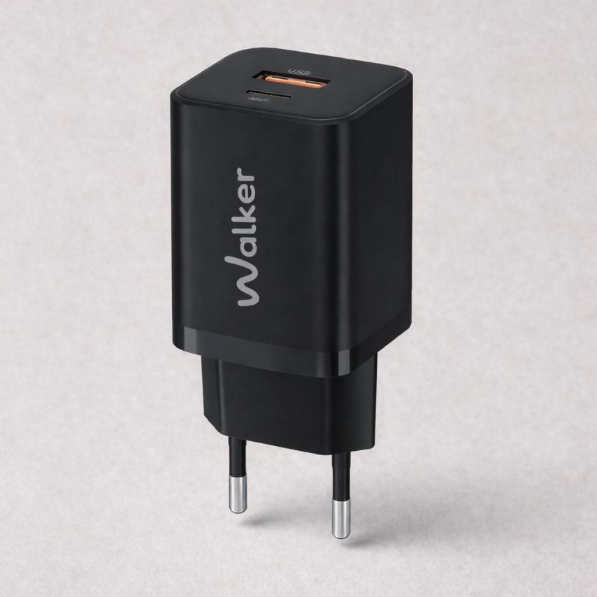 Netzladegerät (Adapter) WALKER WH-60 PD_30W / QC_18W / 30W Max schwarz