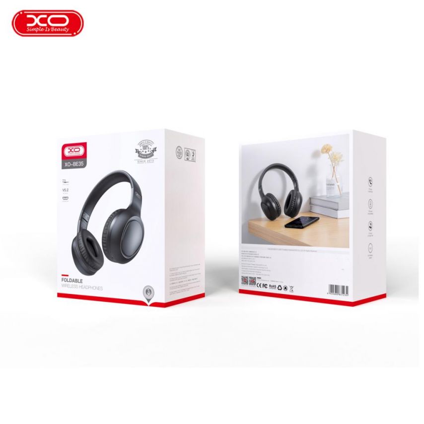 Bluetooth Headphones XO BE35 black