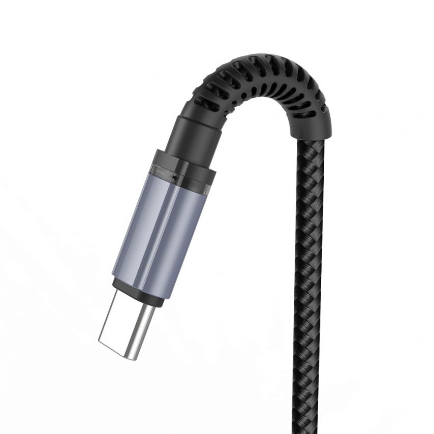 USB-Kabel XO NB215 Intelligent Type-C 2.4A schwarz