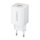 Network Charger (Adapter) WALKER WH-60 PD_30W / QC_18W / 30W Max white