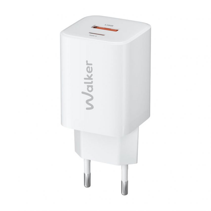 Network Charger (Adapter) WALKER WH-60 PD_30W / QC_18W / 30W Max white
