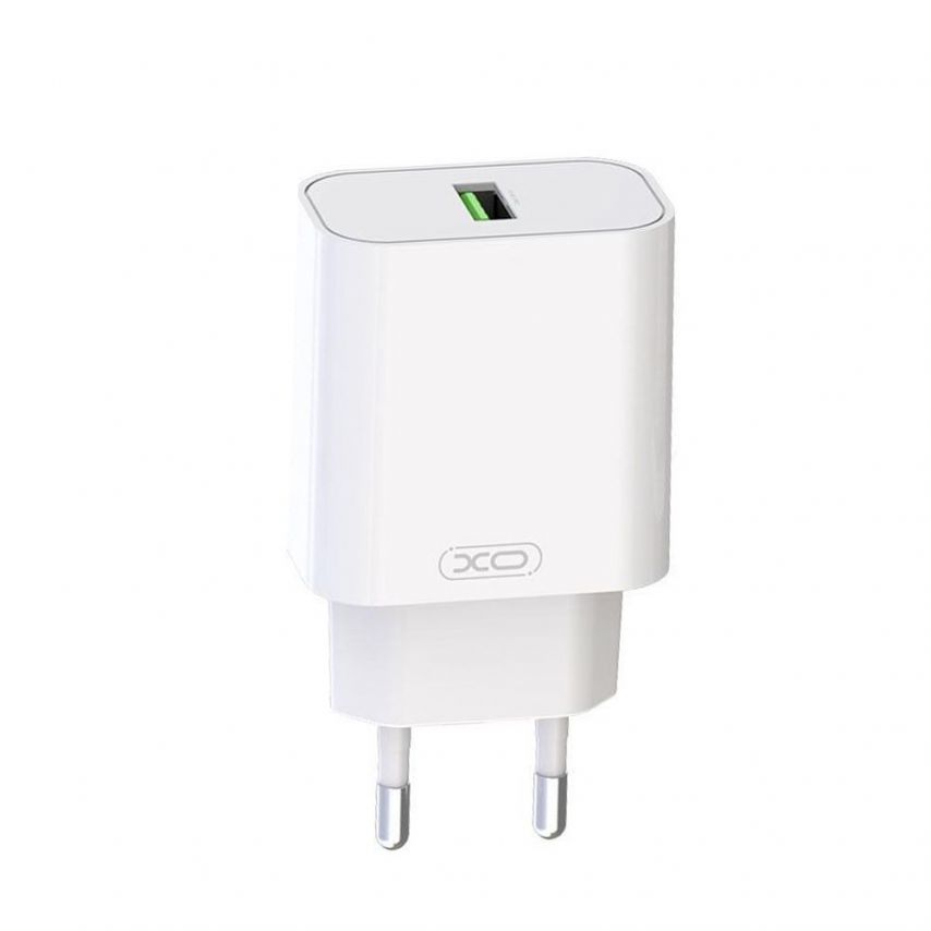 Network Charger (Adapter) 2in1 XO L103 QC3.0 / 18W + Lightning white