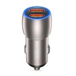 Car Charger (Adapter) XO CC52 2USB / QC3.0 / 36W grey - Buy for 5.53 € in Germany