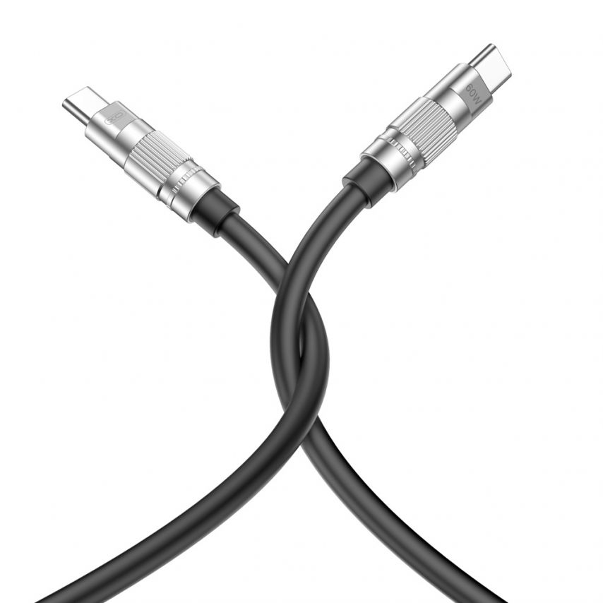 Kabel XO NB-Q228B Type-C - Type-C PD 60W 1.2m schwarz