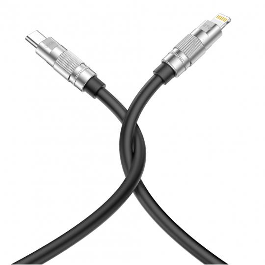 Kabel XO NB-Q228A Type-C - Lightning PD 27W 1.2m schwarz