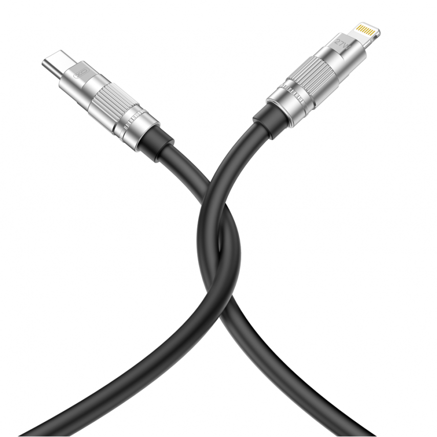 Kabel XO NB-Q228A Type-C - Lightning PD 27W 1.2m schwarz