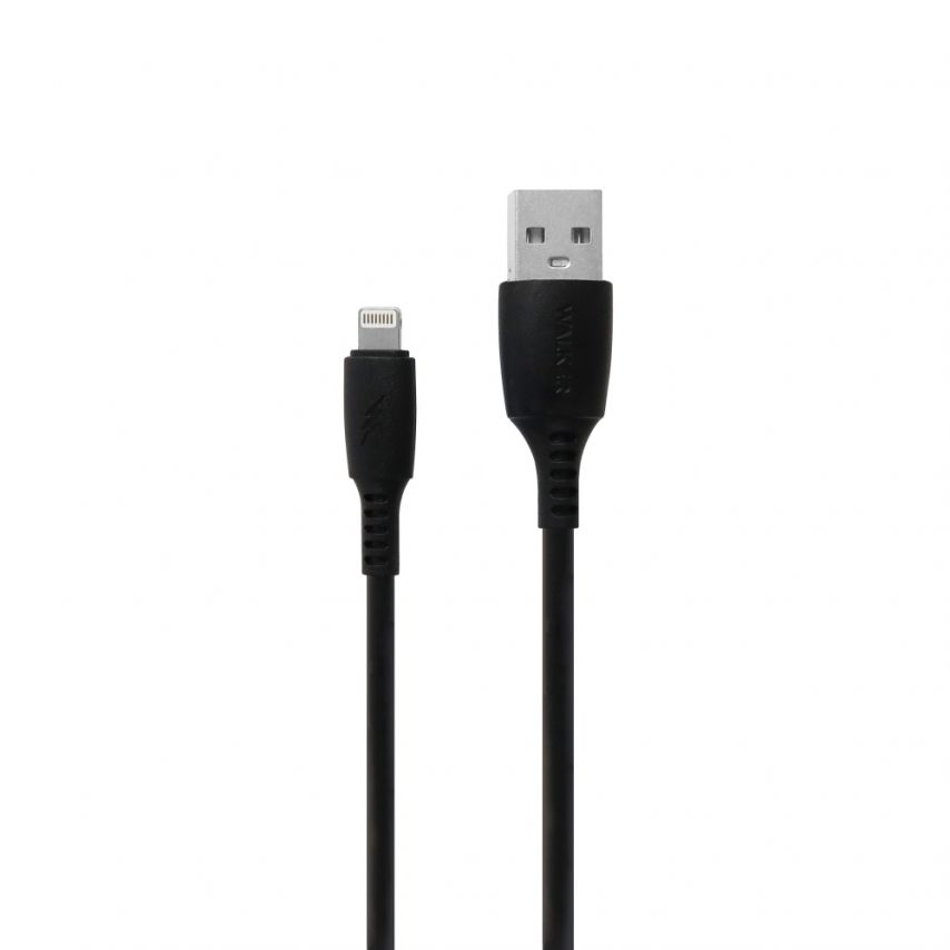 USB cable WALKER C308 Lightning black