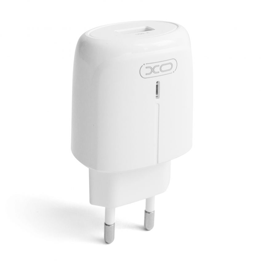 Netzladegerät (Adapter) 2in1 XO L112 1USB / QC3.0 / 18W + Lightning weiß