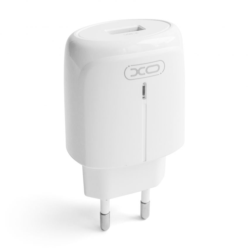 Netzladegerät (Adapter) 2in1 XO L112 1USB / QC3.0 / 18W + Type-C weiß