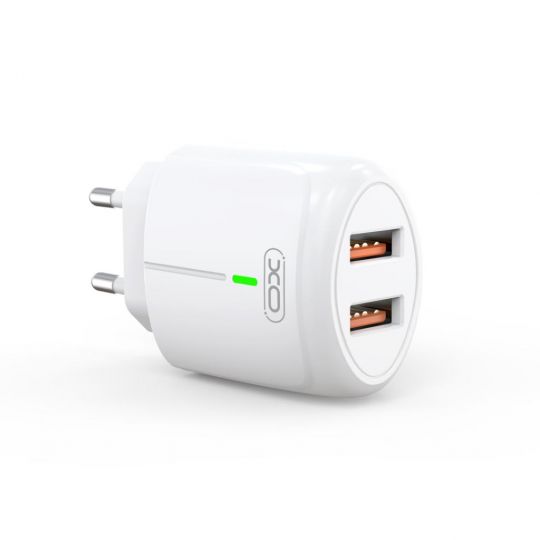 Netzladegerät (Adapter) XO L111 2USB / 2.4A weiß