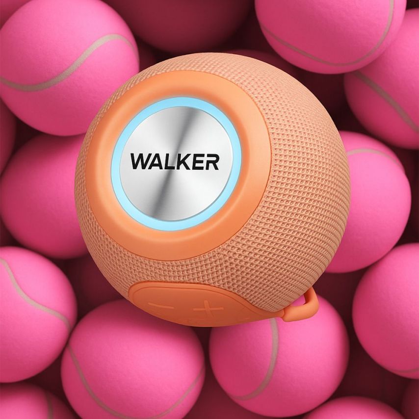 Tragbarer Lautsprecher WALKER WSP-115 rosa