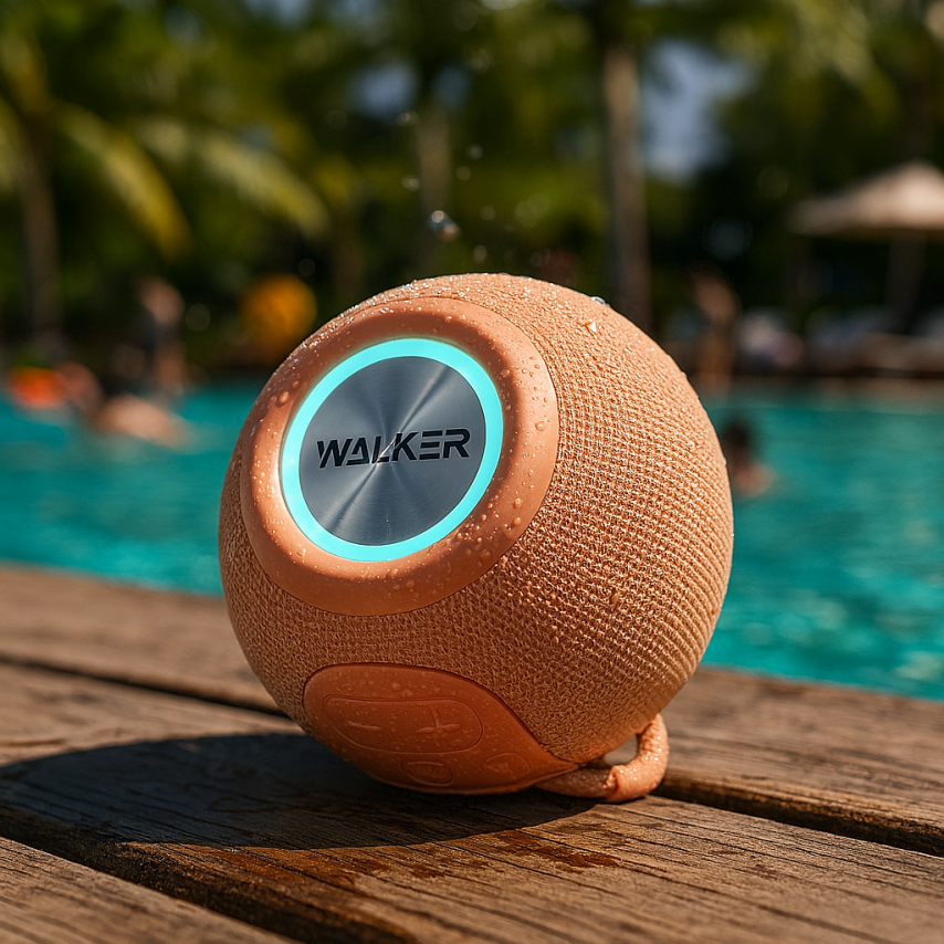 Tragbarer Lautsprecher WALKER WSP-115 rosa