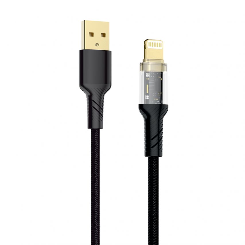 USB-Kabel WALKER C950 Lightning schwarz