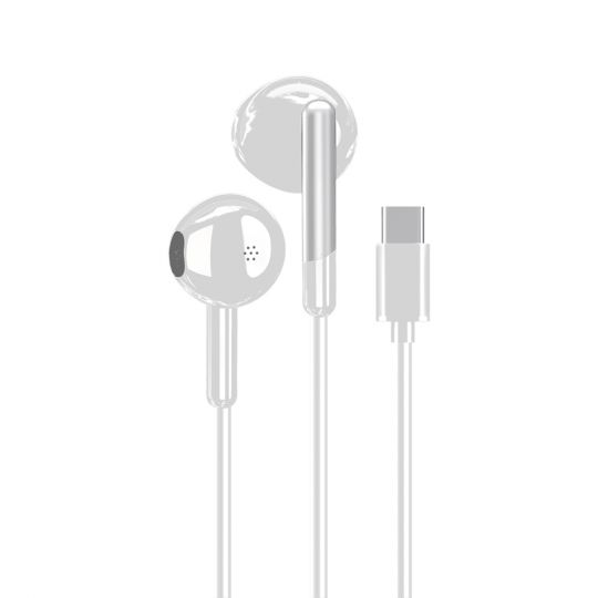 Earphones WALKER H315 with Type-C white