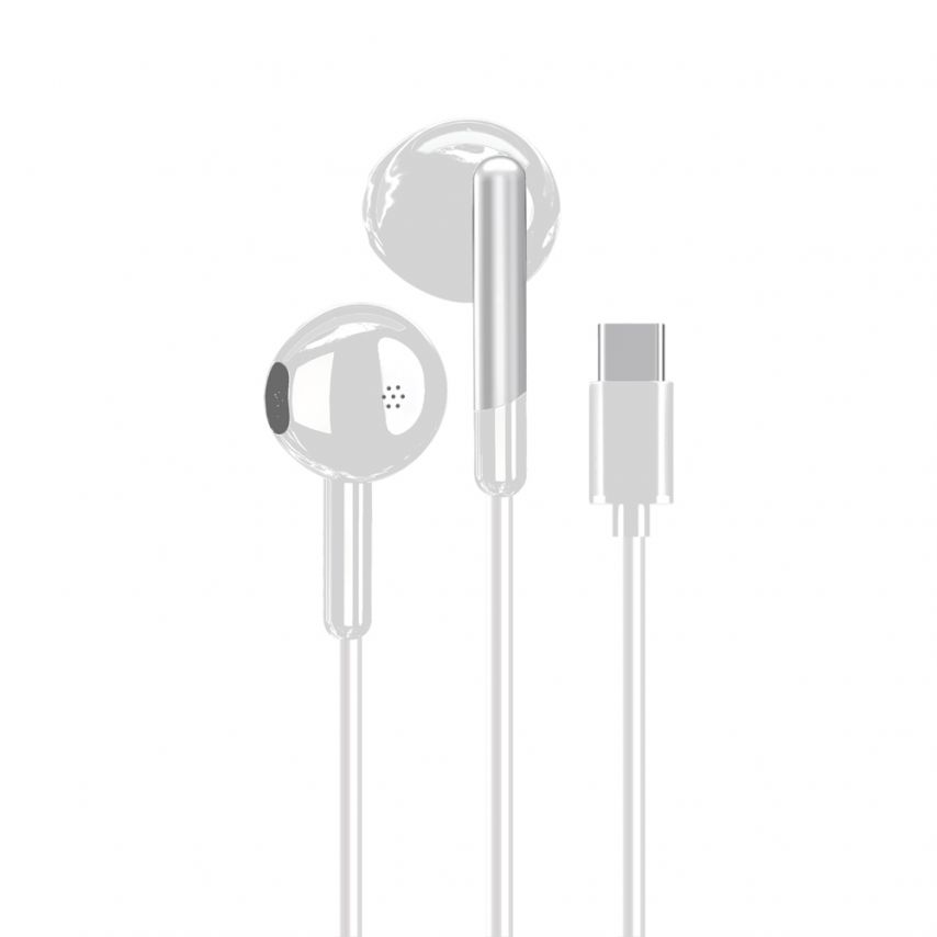 Earphones WALKER H315 with Type-C white