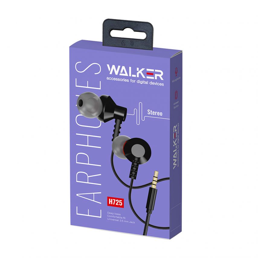 Earphones WALKER H725 green/grey