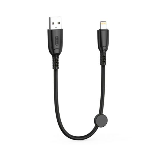 USB-Kabel XO NB247 Lightning Quick Charge 6A 0.25m schwarz