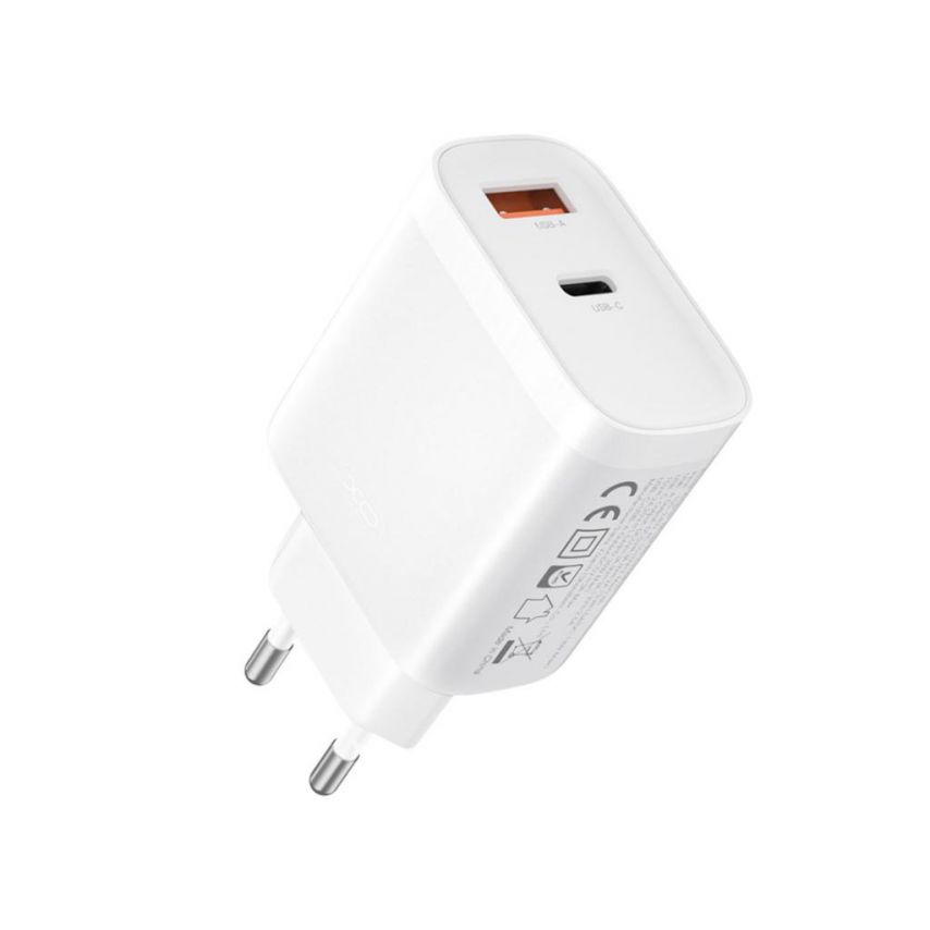 Network Charger (Adapter) XO L116 PD_30W / QC_18W white